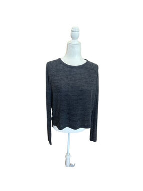 Rag & Bone Jean Women's Gray Black Marled Sweater size XS Knit Top Stretch B